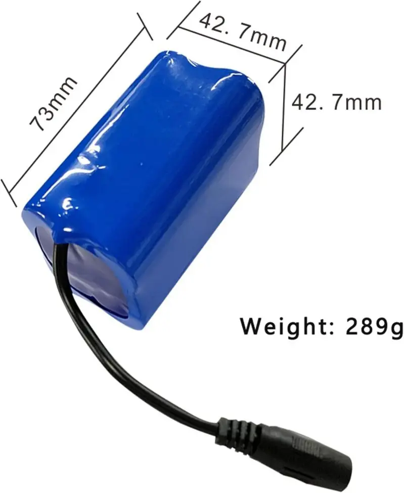 Long-runtime 21700 Li-ion battery pack for RC boats and marine equipment