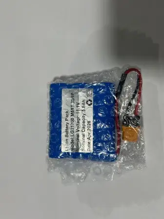 Custom 3S1P Li-ion battery pack for electric toy boats and marine equipment