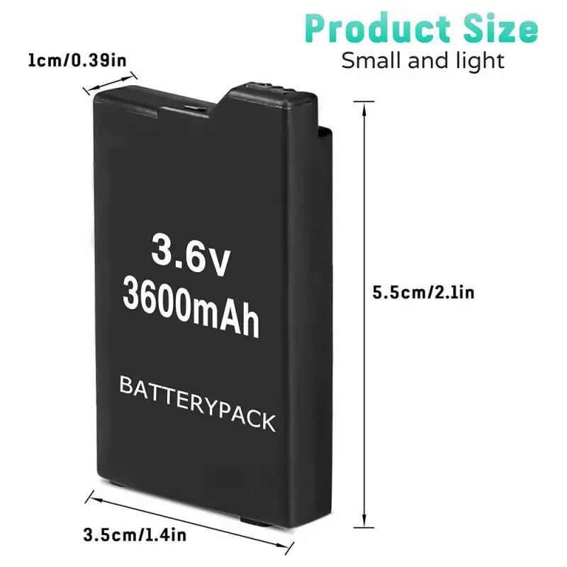 PSP 3000 S110 replacement lithium-ion battery pack